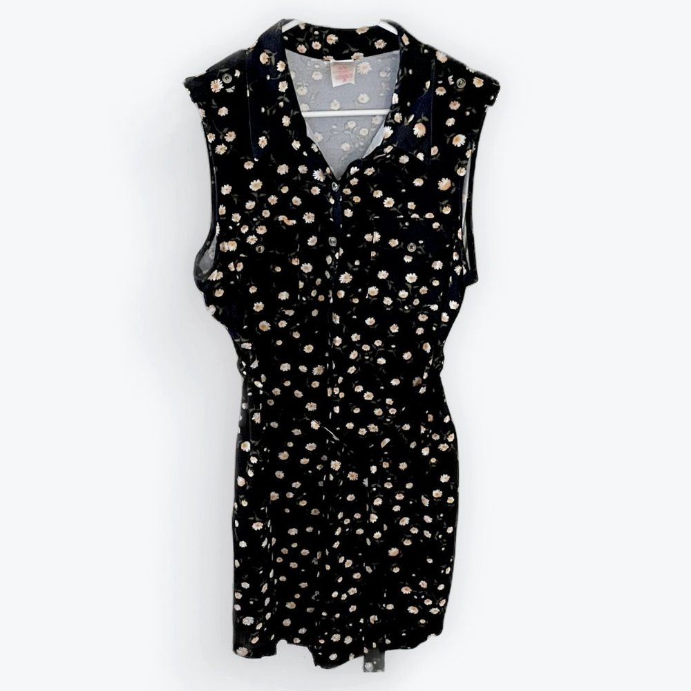 NoBo SunFlower Button Up Dress